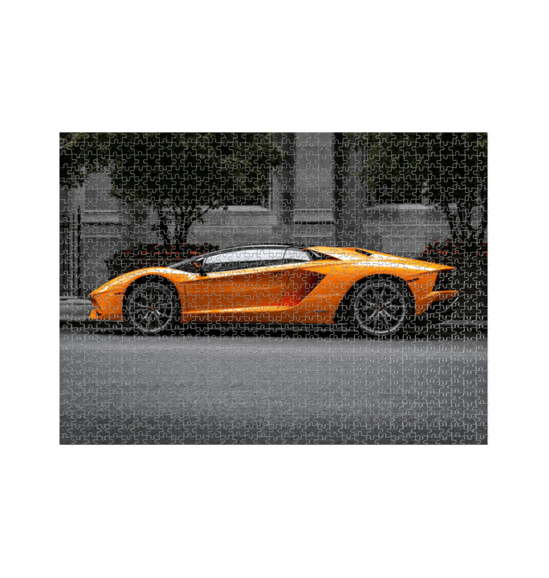 White Lambo Jigsaw Puzzle (1000 Piece)