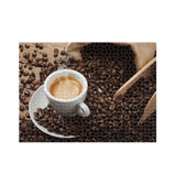 White Espresso Jigsaw Puzzle (1000-Piece)