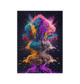 White Explosion of Color and Sound Jigsaw Puzzle (1000 Piece)