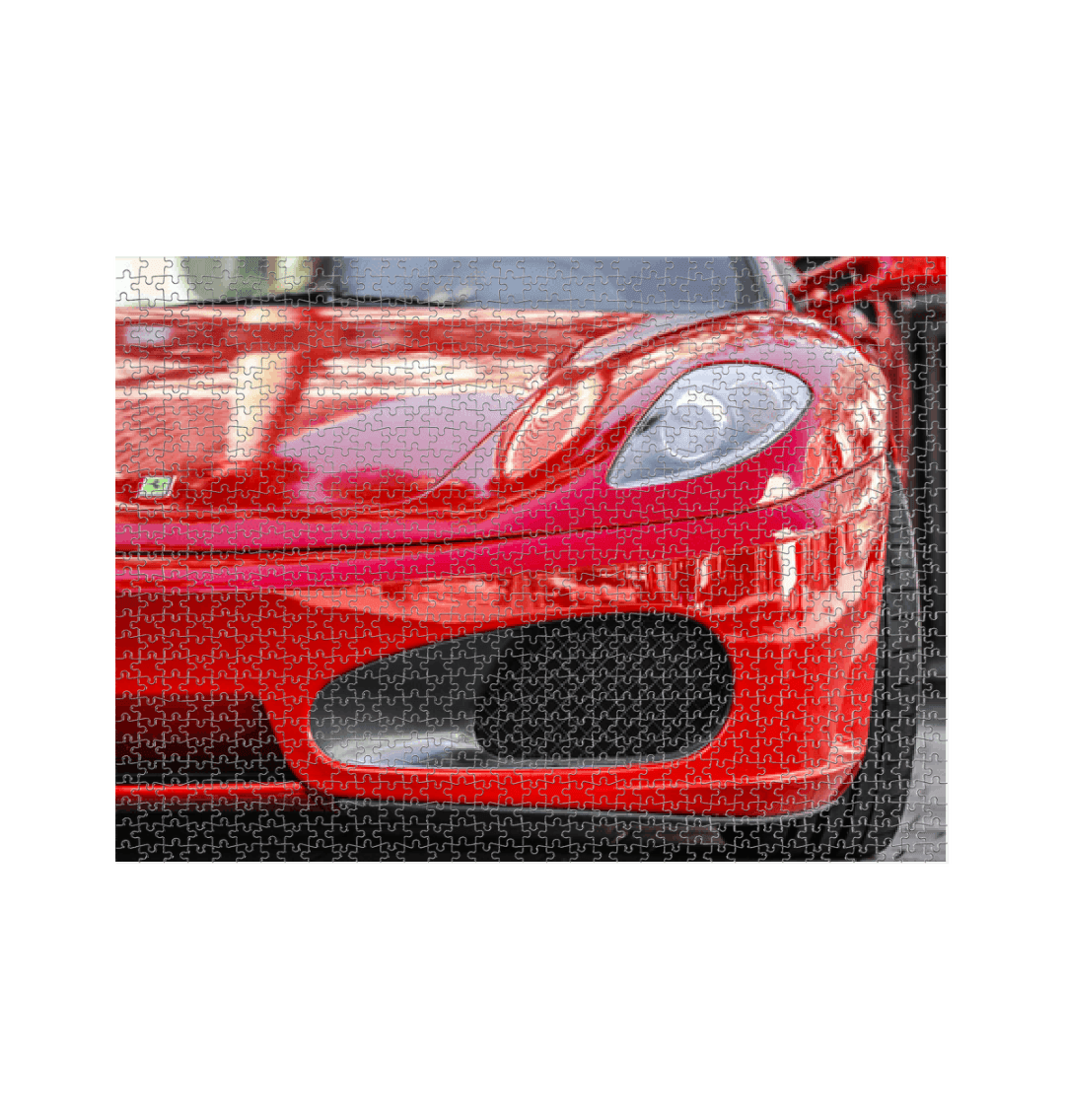 White Ferrari Jigsaw Puzzle (1000 Piece)