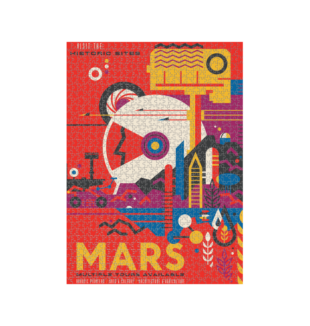 White Mars Space Tourism Jigsaw Puzzle (1000 Piece)