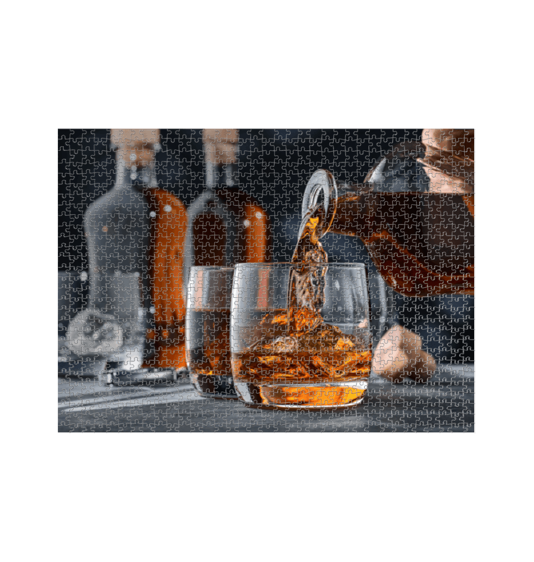 White Whiskey Jigsaw Puzzle (1000 Piece)