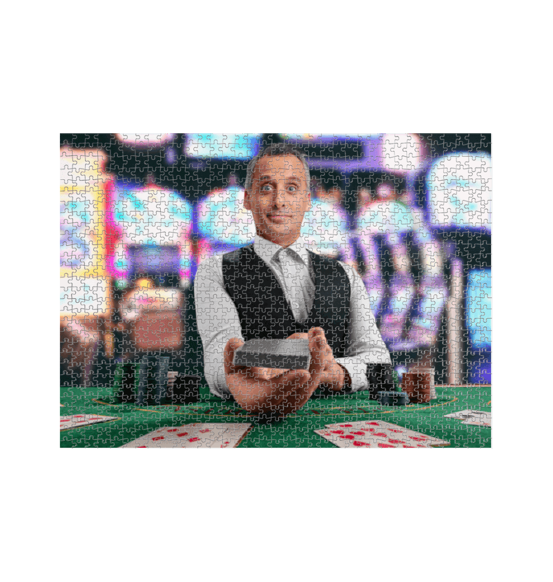 White Joe Gatto Presents Big Winner Jigsaw Puzzle (1000 Piece)