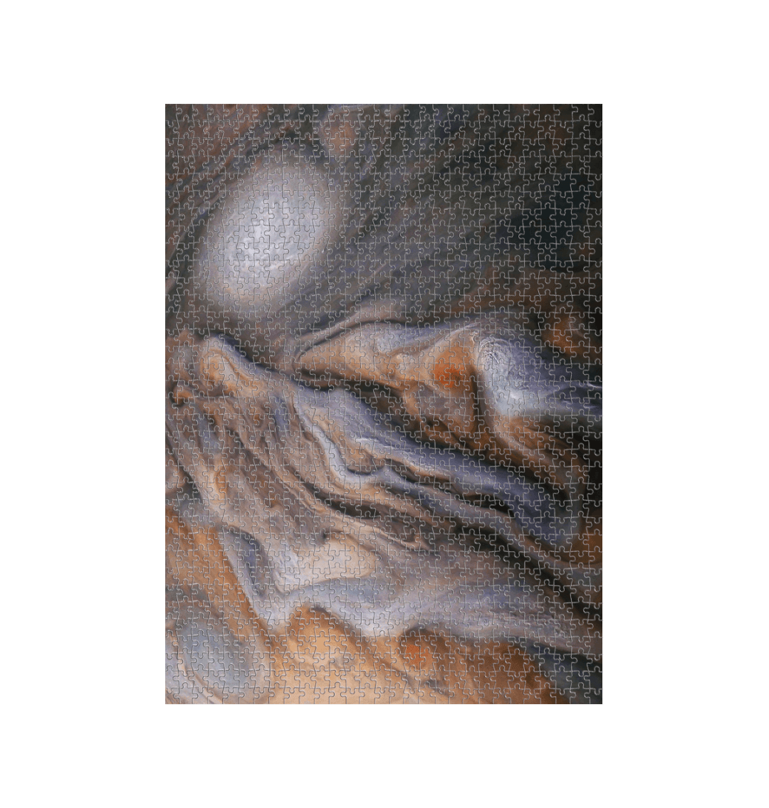 White Jupiter Clouds Jigsaw Puzzle (1000 Piece)