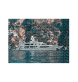 White Luxury Yacht Jigsaw Puzzle (1000 Piece)