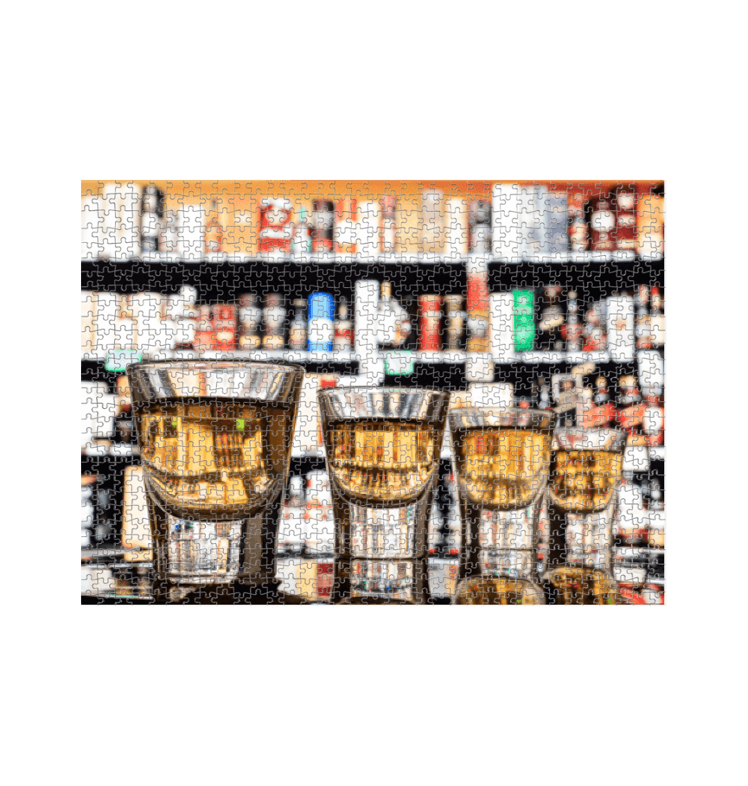 White Tequila Shots Jigsaw Puzzle (1000 Piece)