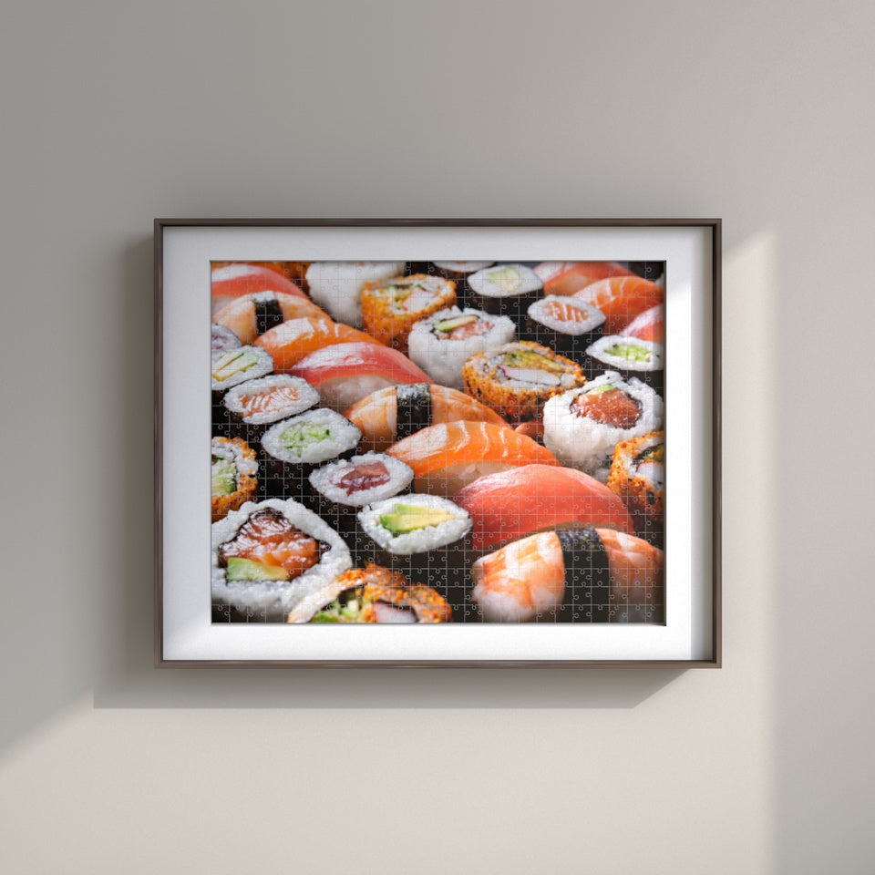 PUZZLES SUSHI PUZZLE 500 Pieces Foodies Sushi Lover Rare Puzzles