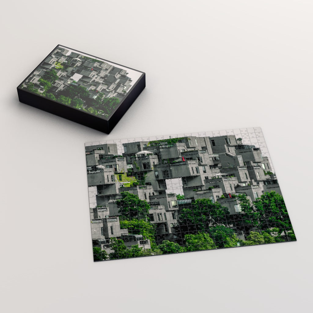 Habitat 67 Premium Jigsaw Puzzle (252, 500, 1000-Piece)