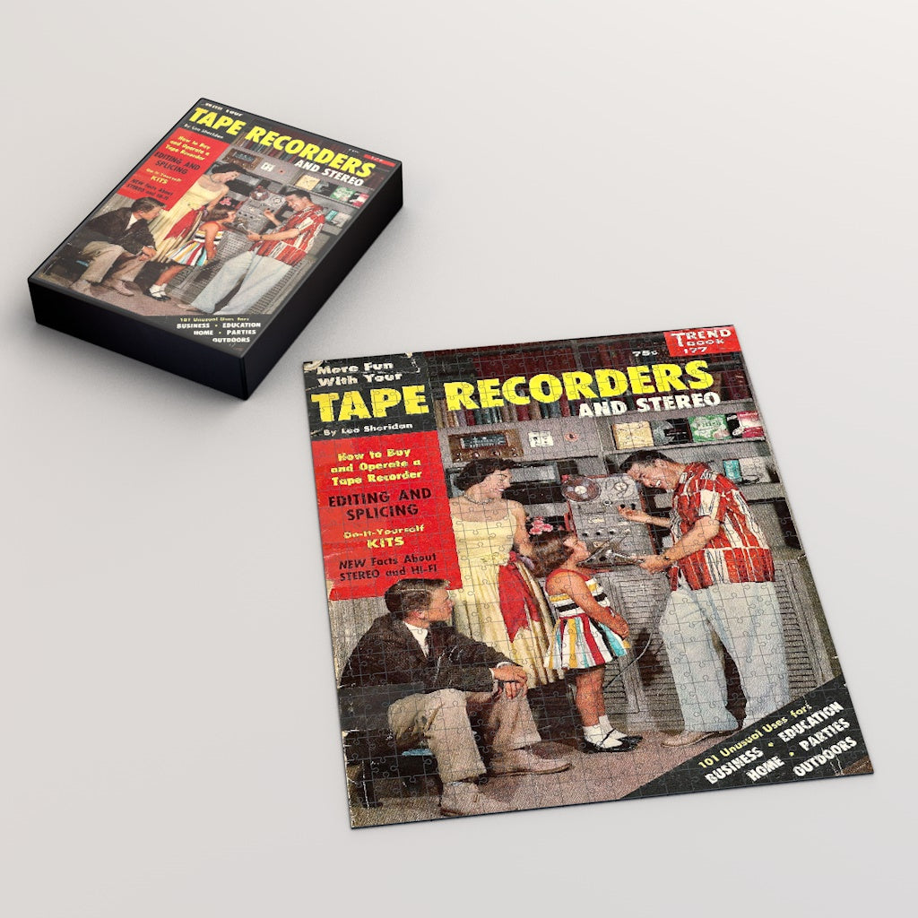 Tape Recorders and Stereo Premium Jigsaw Puzzle (500, 1000-Piece)